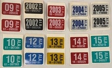 ADESIVO TARGA ALABAMA 2002