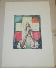 GREGORIO SCILTIAN - LITOGRAFIA - PROVA D'AUTORE - FIRMATA - TIMBRO A SECCO - 