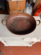 VECCHIA TEGLIA  PADELLA CASSERUOLA IN RAME