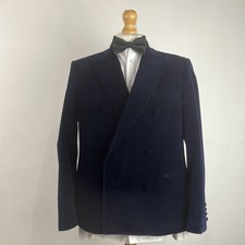 Giacca blazer velluto muschio