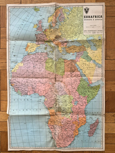 Eurafrica carta geografica - eurafrica,