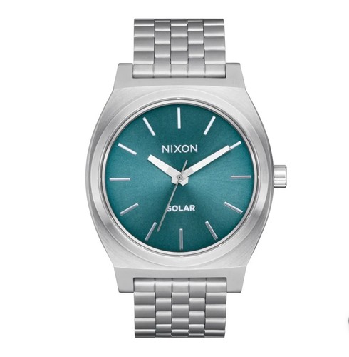 Nixon time teller argento - time,