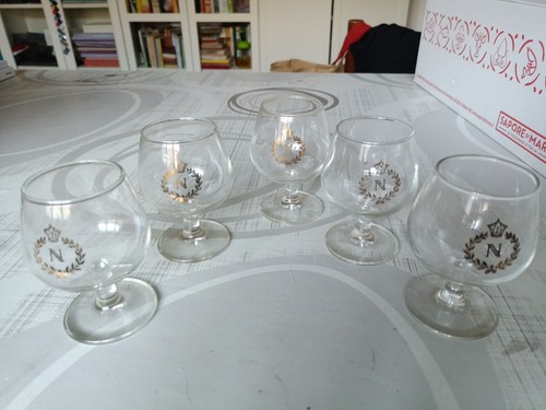 Cognac napoleon set - cognac,