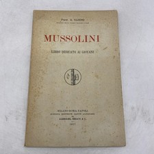 Prof sardo mussolini - a.,