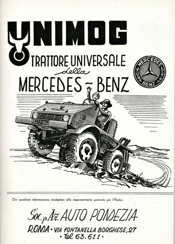 Pubbl 1952 trattore - pubbl.,