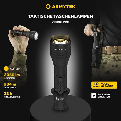 Torcia super luminosa armytek - torcia,