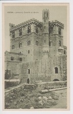 ANTICA CARTOLINA DI SIENA - CASTELLO DI BROLIO - FORMATO PICCOLO