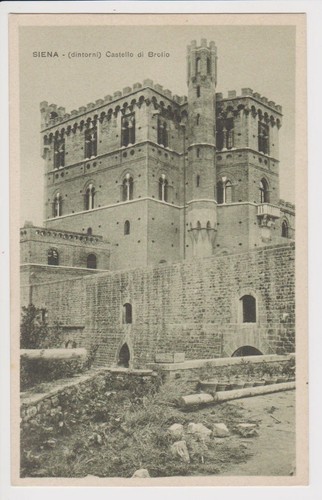 Antica cartolina siena - antica,