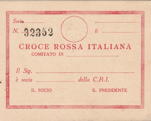Tessera nuova croce - tessera,