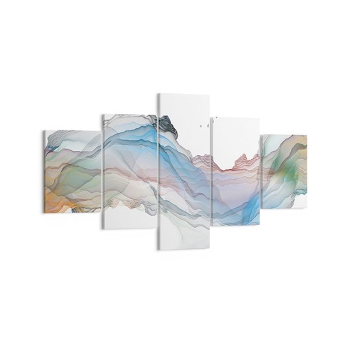 Quadro tela 125x70cm onde - su,