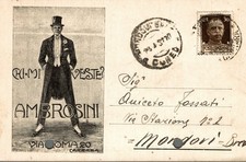 CARRARA - Abbigliamento Uomo AMBROSINI - Pubblicitaria - VG - PU437 - FORI!