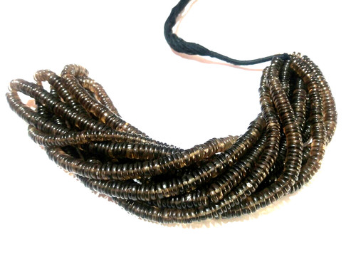 Smoky quartz smooth tyre - quartz,