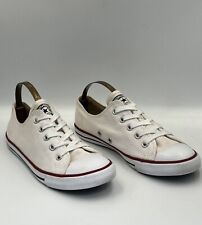 Converse Dainty bianche Chuck Taylor All Star taglia UK 4 ottime condizioni