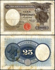 Biglietto di Stato da 25 Lire
