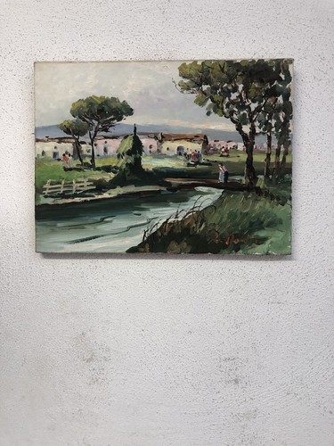 Quadro antico dipinto olio - dipinto,