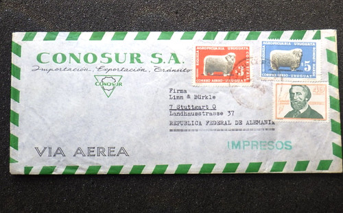 Uruguay posta aerea 1967 - ,
