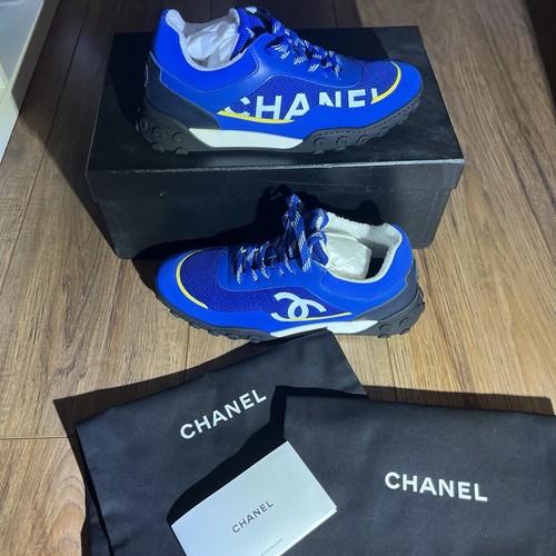 Sneakers tennis chanel blue - tennis, cc