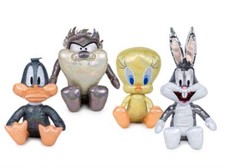 Peluche Looney Tunes Cromato. Peluche 27 cm. Pupazzo Ufficiale Glitter.