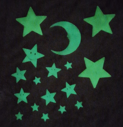 Luna stelle fluorescenti - stelle,