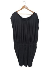 INTREND Abito a tunica Donna Abito Taglia IT 48 nero stile casual