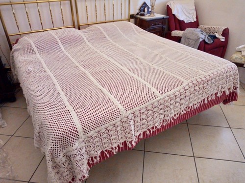 Coperta matrimoniale bianca - coperta,