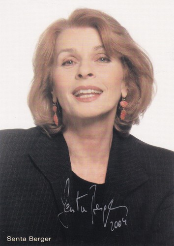 Autografo senta berger - autografo,