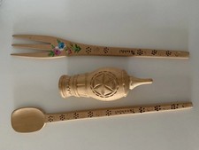 Lotto 4 oggetti in legno