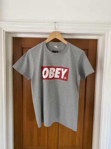 Obey shirt uomo grigio - obey,