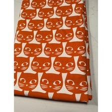 Tenda Ikea Mataram arancione tessuto gatto biancheria da letto cuscino colorato ritirato