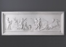 Scultura in marmo carro