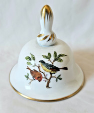 SPLENDIDA CAMPANA MODELLO UCCELLINO HEREND ROTHSCHILD, CIRCA METÀ - FINE XX secolo