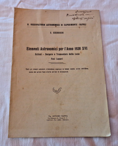 1938 regio osservatorio - 1938,