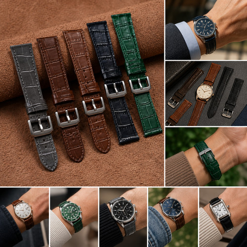 Cinturino orologio pelle