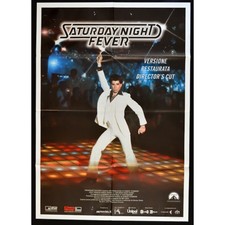 manifesto LA FEBBRE DEL SABATO SERA saturday night fever john travolta film A259