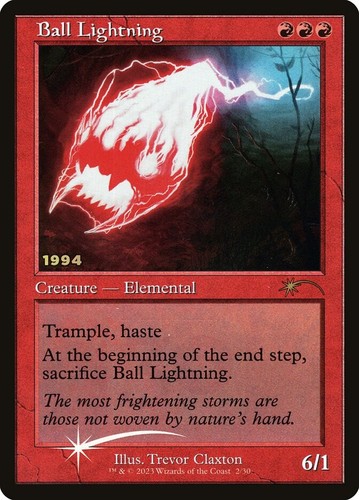 Mtg ball lightning foil - ball,