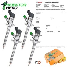 4x 0445110188 Iniettore