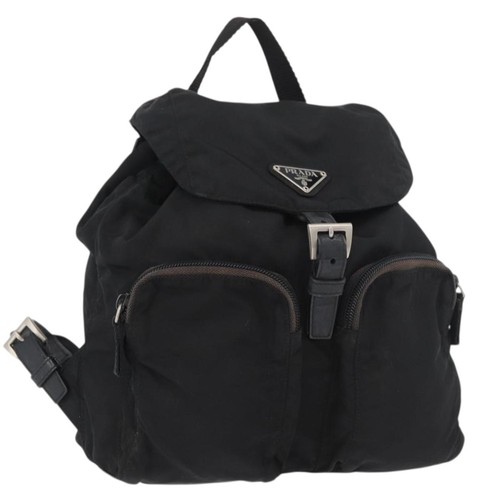 Zaino prada nylon nero - nero, argento