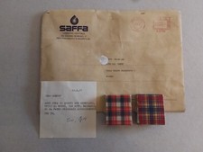 SAFFA FIAMMIFERI DUE ESEMPLARI UNICI PREPARATI APPOSITAMENTE CON   DOCUMENTI