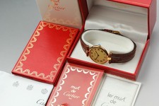 Orologio da donna OH by Cartier [Top MINT] Must de Vendome quadrante oro 925 Qz 29 mm 