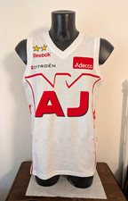 maglia OLIMPIA MILANO ARMANI JEANS REEBOK 2008-09 basket canotta N0 billy varese