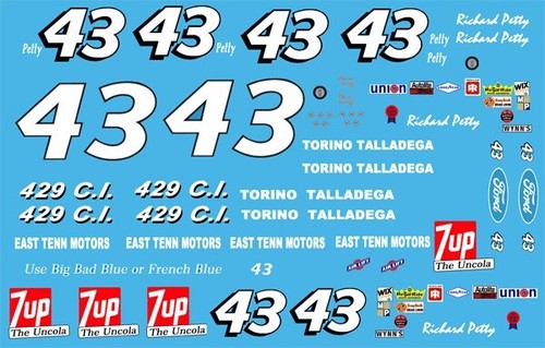 Richard petty ford torino - petty,
