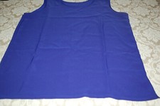 Sotto giacca donna, Indaco, 100% seta,  vedi misure, usato