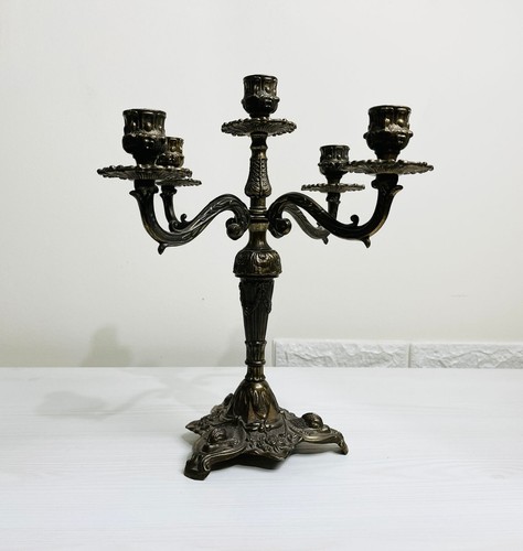 Portacandele vintage ottone - portacandele,