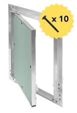 Botola per Ispezione Sportello per muratura ALLUMINIO + CARTONGESSO + 10 viti