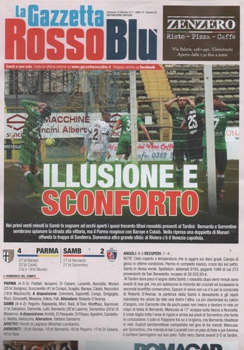 Gazzetta rossoblu parma - rossoblu',