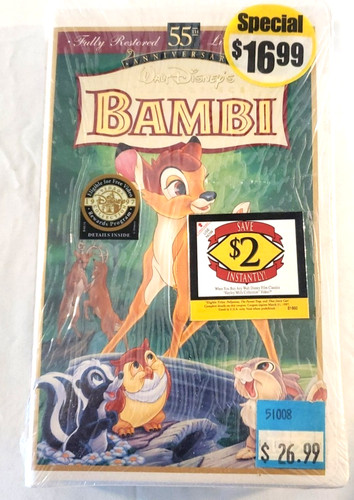 Walt disney bambi 55th - walt,