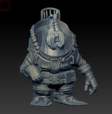 Skoova Stev Pescatore per Diorama da 3,75 pollici e 6 in Figura (1:18 e 1:12)