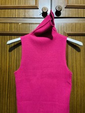 Top Rosa Estivo Senza Maniche