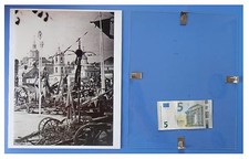 Piazza Rossa di Mosca, Russia URSS Comunismo: quadro cornice vetro cm 30x24