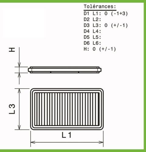 Filtre air green - air,